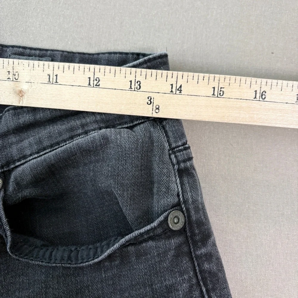 BKE Jeans Mens 30L Black Alec Straight Leg Casual Stretch Denim Pockets